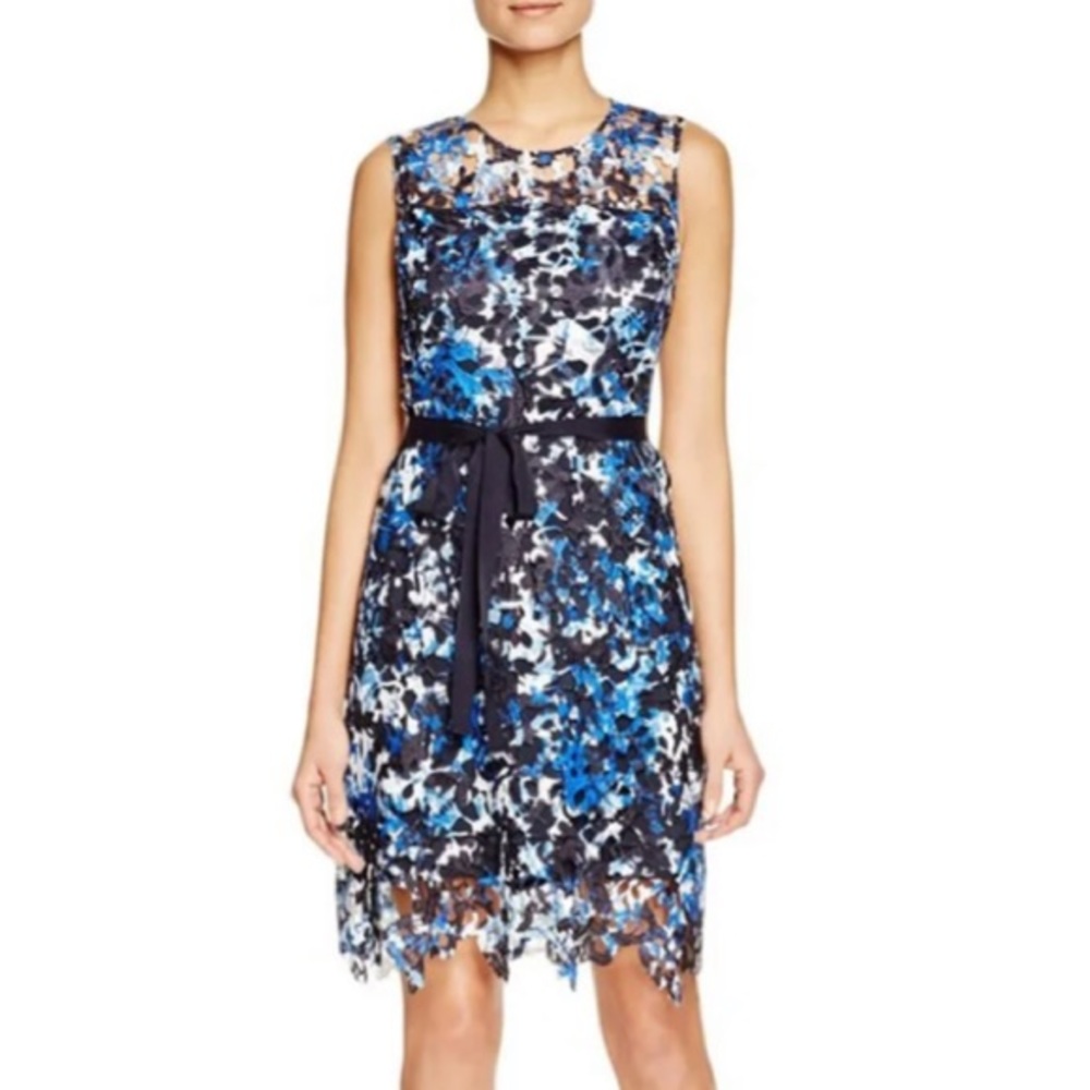 💙T TAHARI💙LINCOLN SLEEVELESS OVERLAY DRESS💙
